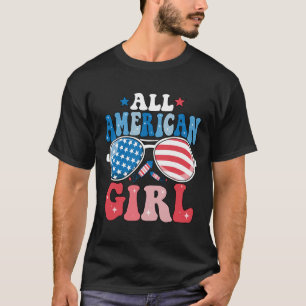 American Girl Sungles 4th Of July Family Matching T-Shirt
