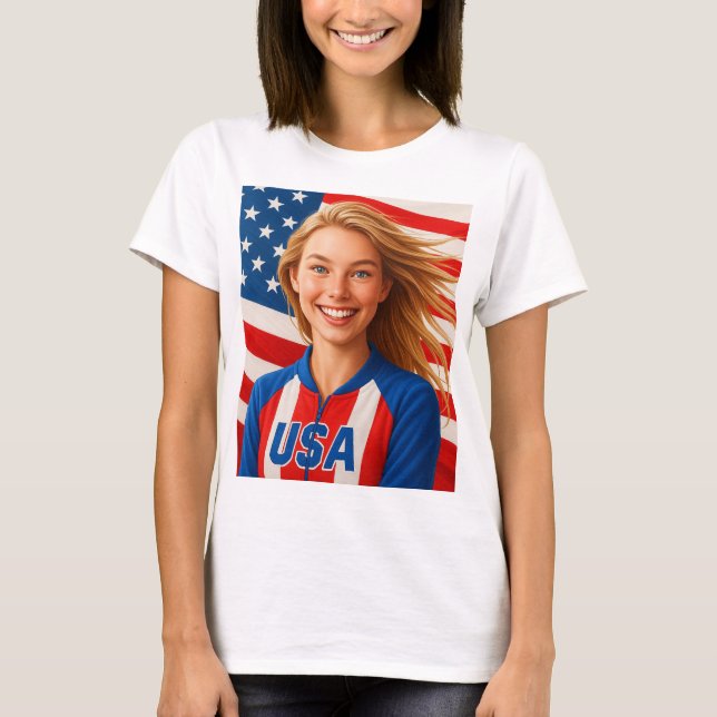 American girl tee (Front)