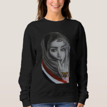 American Girl with Yemeni Roots – Yemen Flag