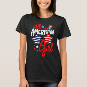 American Girls Patriotic July 4th Fun For Family M T-Shirt