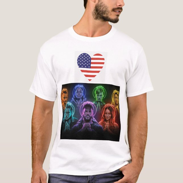 "American Gods Men's T-Shirt – Bold Graphic Tee In (Front)