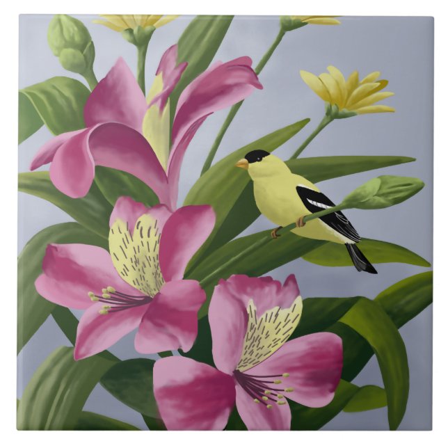 American Goldfinch Art Tiles (Front)