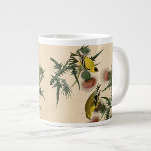 American Goldfinch by Audubon Bird Painting   Large Coffee Mug