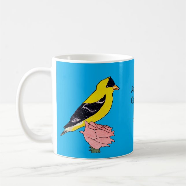 American Goldfinch  Coffee Mug (Left)