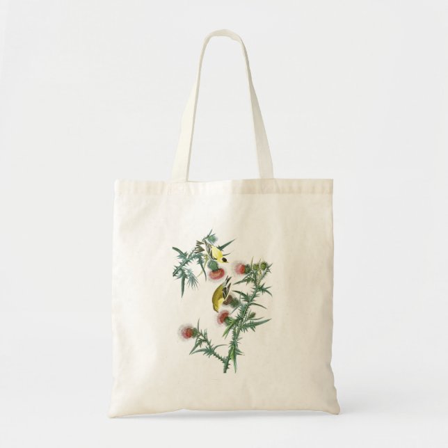 American Goldfinch John Audubon Birds of America Tote Bag (Front)
