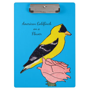 American Goldfinch Notebook Clipboard