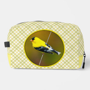 American Goldfinch Songbird Original Photograph Dopp Kit