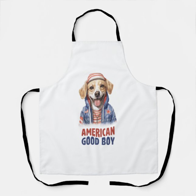 American GoodBoy Dog US Jacket th July  Apron (Front)