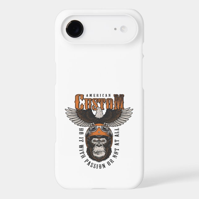 American Gorilla Motorcycle Vintage Biker Eagle (Back)