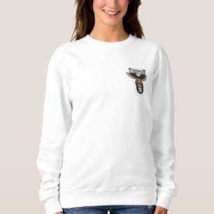 American Gorilla Motorcycle Vintage Biker Eagle Sweatshirt