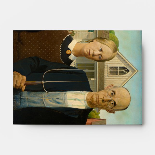 American Gothic, 1930 by Grant Wood Envelope (Front)