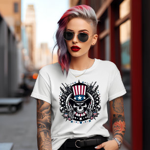 American Gothic 4th of July T-Shirt