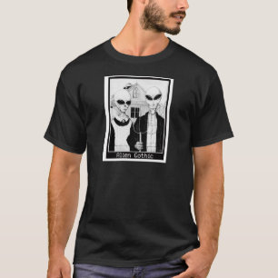American Gothic, Alien Portraits, Aliens T-Shirt