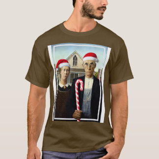 American Gothic Christmas T-Shirt