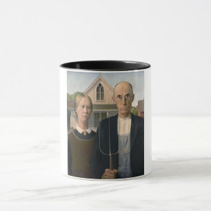 American Gothic: Country Life Poor Rural Farmer Mug
