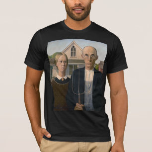 American Gothic: Country Life Poor Rural Farmer T-Shirt