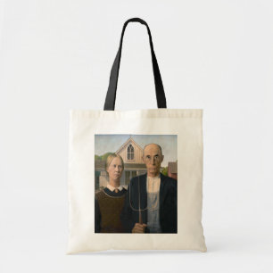 American Gothic: Country Life Poor Rural Farmer Tote Bag