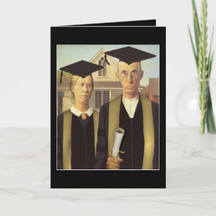 American Gothic Graduation Card