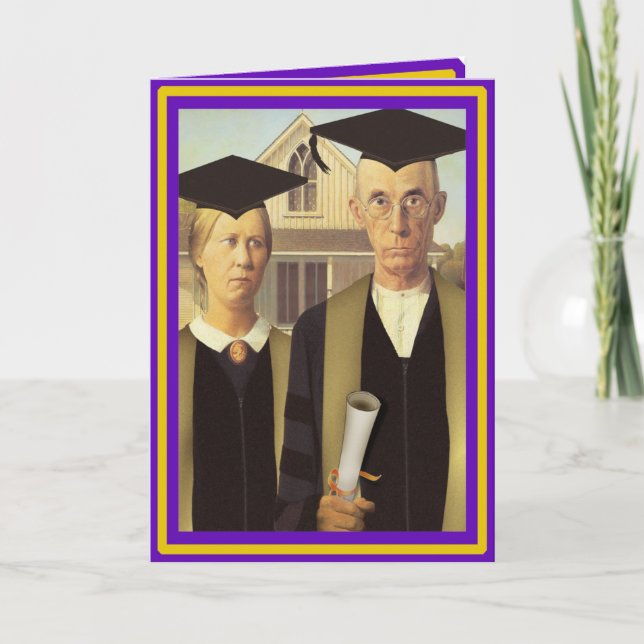 American Gothic Graduation Card (Front)