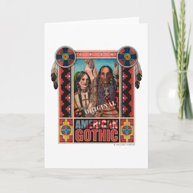 American Gothic Greeting Card (Front)