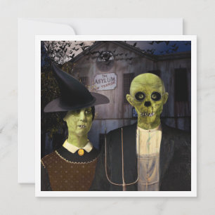 American Gothic Halloween Invitation
