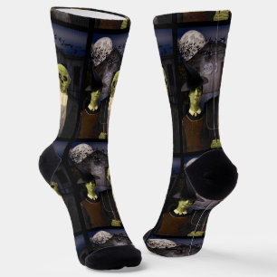 American Gothic Halloween  Socks
