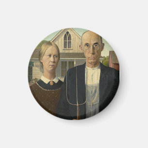 American Gothic iconic rartwork range Magnet