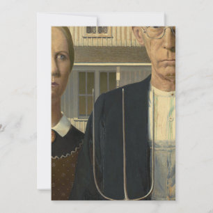 American Gothic Invitation