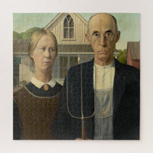 American Gothic Jigsaw Puzzle