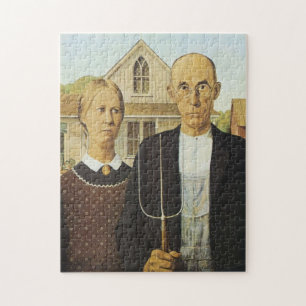 American Gothic Jigsaw Puzzle