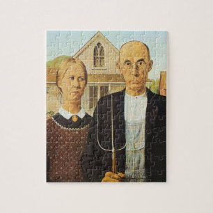 American Gothic Jigsaw Puzzle