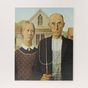 American Gothic Jigsaw Puzzle