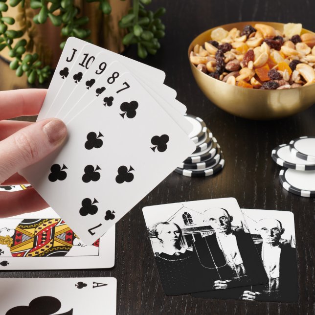 American Gothic Playing Cards (In Situ)