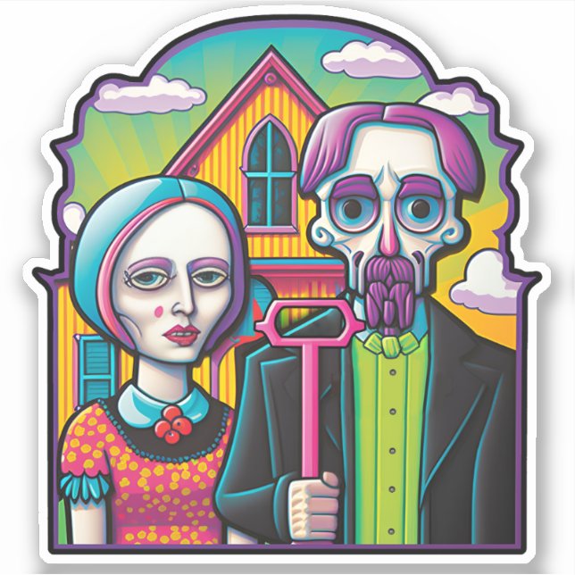 American Gothic Pop Art (Front)