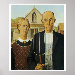 American Gothic Poster