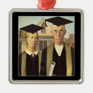 American Graduate Metal Tree Decoration