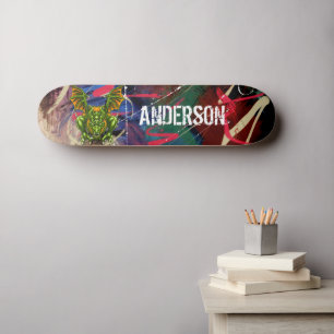 American Graffiti  Personalised Dragon skateboard