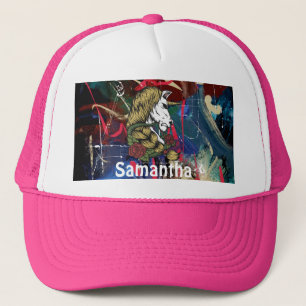 AMERICAN GRAFFITTI WARRIOR Personalised Unicorn Trucker Hat