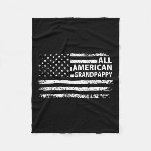 American Grandpappy 4th Of July Usa Independence D Fleece Blanket