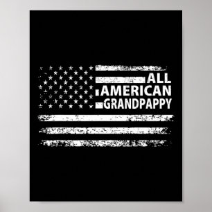 American Grandpappy 4th Of July Usa Independence D Poster