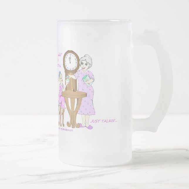 American Granny Up All Night Just Talkin' Mug (Right)