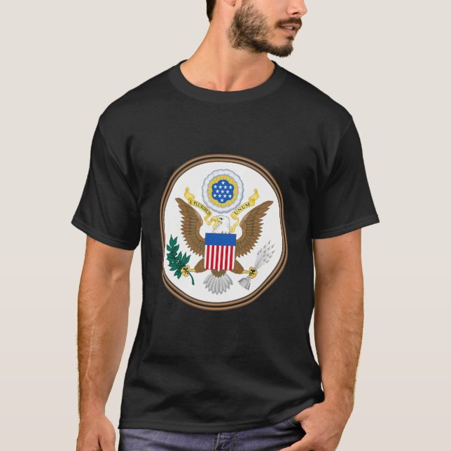 American Great Seal E Pluribus Unum United States T-Shirt (Front)