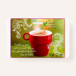 american greeting cards ID badge