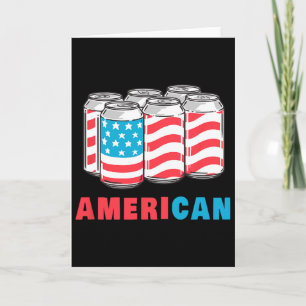 American Grown African Roots Usa Flag Black Histor Card