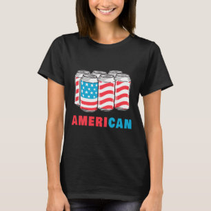 American Grown African Roots Usa Flag Black Histor T-Shirt