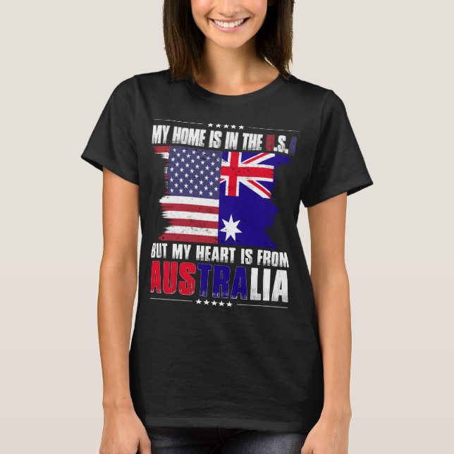 American Grown Australian American from Australia T-Shirt (Front)
