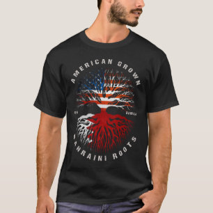 American Grown Bahraini Roots Bahrain Flag T-Shirt