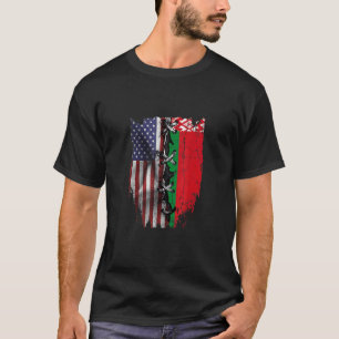 American Grown Belarusian Roots USA Belarus Flag T-Shirt