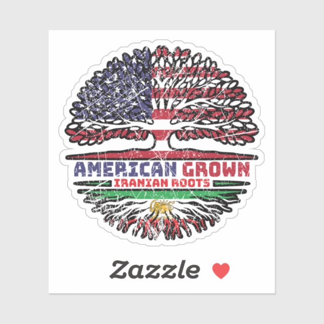 American Grown Iranian Roots – Lion and Sun (Sheet)