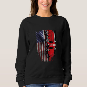American Grown Kenyan Roots USA Kenya Flag Sweatshirt